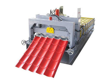 China 28-220-1100 Aluminum Roof Panel Roll Forming Machine , Tile Forming Machine supplier