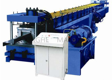 China Automatic Cold Roll Forming Machine For Stadiums Wall Surface Support Purlin supplier