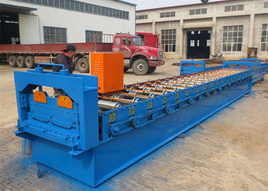 China Intelligent Cold Roll Forming Machines With 0.6 Inch Chain Link Bearing Drive supplier