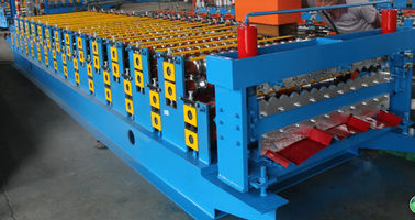China 3kw Colored Steel Corrugated Forming Machine With  5 Ton Loading Capacity supplier