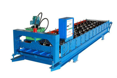 China Color Coated Wall Panel Roll Forming Machine , Roofing Sheet Making Machine supplier