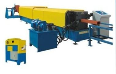 China Industrial Downspout Roll Forming Machine With Hydraulic Pipe Bending Machine supplier
