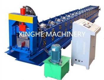 China Seamless Rain Gutter Cold Roll Forming Machines , Automatic Metal Roofing Machine supplier