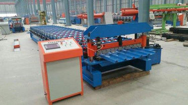 China Full Automatic Roof Tile Cold Roll Forming Machines Double Color Steel Roll Forming Machine supplier