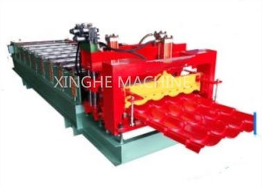 China 828 Computer Full Automatic Water Ripple Glazed Steel Tile Roll Forming Machine supplier
