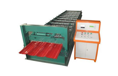 China Professional Cold Roll Forming Machines Colorful Glazed Tile Roofing Sheet Forming Machine supplier