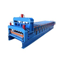 China 3kw Color Glazed Roofing Step Tile Forming Machine supplier