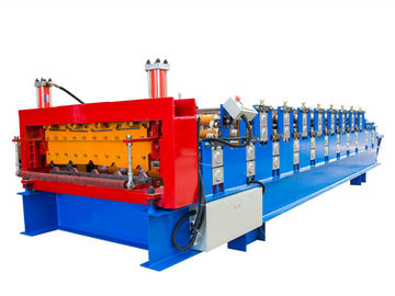 China Easy Installation Double Layer Roll Forming Machine , Tile Forming Machine supplier