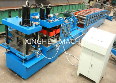 China Colored Steel Sheet Metal Roll Forming Machine With Hydraulic Cutter Machine  supplier