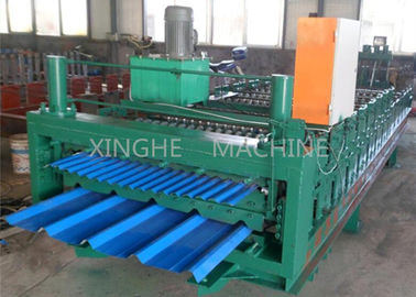 China Smart Sheet Roll Forming Machine / Tile Roll Forming Machine For 850 Width Tiles supplier