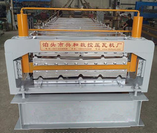 China European Style Industrial Roofing Sheet Making Machine With PLC Control System supplier