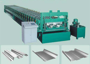 China Hydraulic Glazed Tile Roll Forming Machine For Making Color Steel Floor Deck supplier