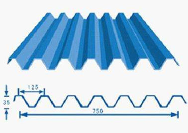 China Colored Steel Wall Panel Roll Forming Machine With 7 Inch Touch Screen Control supplier