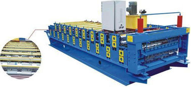 China Electric Control Double Layer Roll Forming Machine , Cnc Roll Forming Machine supplier