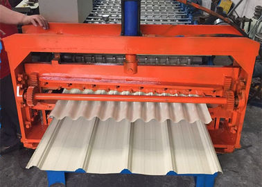 China Color Coated Metal Sheet Rolling Machine , Smart Metal Roofing Roll Former  supplier