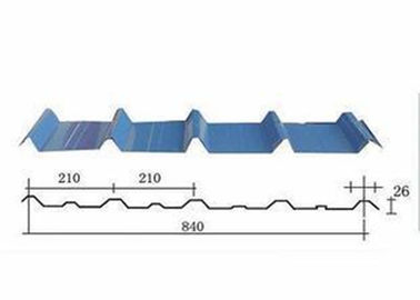 China 840 / 900mm Double Layer Roll Forming Machine For Pressing Glazed Roof Tile supplier