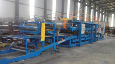China 32KW Sandwich Panel Roll Forming Machine With 0 - 3.8m / Min Working Speed supplier
