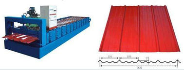 China Galvanized Glazed Tile Roll Forming Machine With 8 - 12m / Min Working Speed supplier