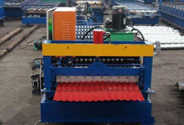 China 380V Electrical Corrugated Roll Forming Machine For 850mm Width Roofing Sheet supplier