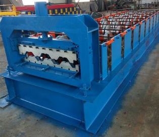 China 15KW Floor Deck Roll Forming Machine For Metal Structural Building Construction supplier