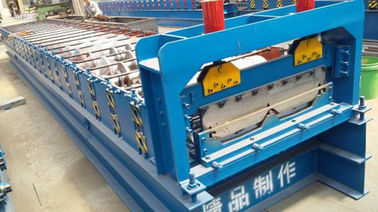 China CE Blue Color Cold Roll Forming Machines WITH 3 - 6m / Min Processing Speed supplier