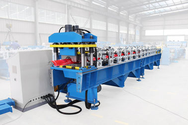 China Glazed Tile Ridge Cap Roll Forming Machine With 8 - 12m / Min Forming Speed supplier