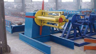 China Computer Control Roll Forming Production Line 1.5KW Hydraulic Uncoiler Machine supplier