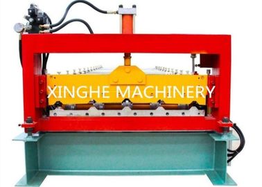 China PLC Automatic Zinc Roofing Double Layer Roll Forming Machine / Roof Panel Forming Machine supplier