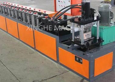 China Automatic Hydraulic Galvanized Cold Steel Shop Slat Roller Shutter Door Roll Forming Machine supplier