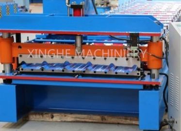 China Galvanised Steel Sheets Corrugation Roof Panel Roll Forming Machine 12 Months Warranty supplier