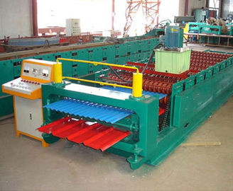 China Color Coated Meta Iron Steel Corrugated Arch Roofing Panel Roll Forming Machine supplier