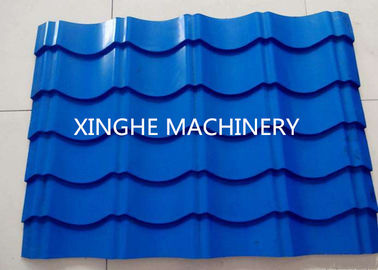 3kw Roof Roll Forming Equipment / Tiles Making Machine With 9 Rows Rollers supplier