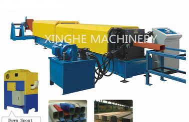 Frequency Control Downspout Roll Forming Machine With Hydraulic Cutting Machine supplier