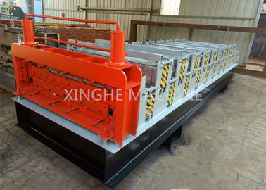 Aluminum Metal Roofing Sheet Making Machine , Steel Tile Forming Machine supplier