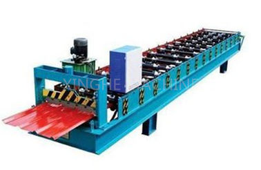 1050 Automatic Roof Metal Sheet Roll Forming Machine / Galvanized Sheet Metal Forming Machine supplier