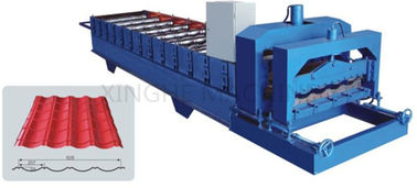 3kw Roof Roll Forming Equipment / Tiles Making Machine With 9 Rows Rollers supplier