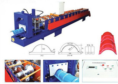 Aluminum Ridge Cap Roll Forming Machine , Glazed Tile Roll Forming Machine  supplier