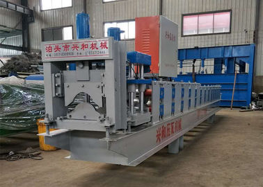 Galvanized Roof Ridge Cap Roll Forming Machine With Hydraulic Pressing Machine supplier