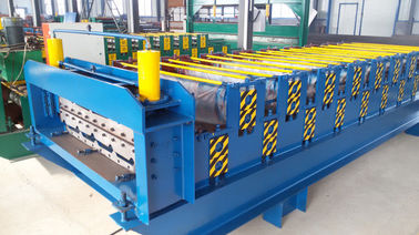 Aluminium Roofing Tile Cold Roll Forming Machines With 12m / Min High Speed supplier