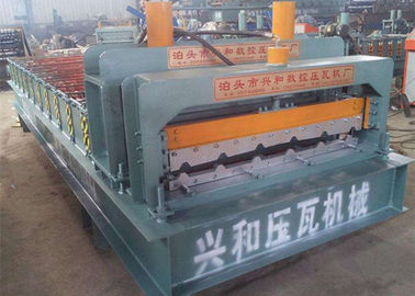 4kw 380V PPGI Roof Panel Roll Forming Machine For 840mm Width Steel Tiles supplier