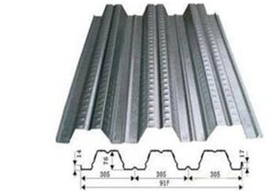 Galvanized Sheet Floor Deck Roll Forming Machine 0.8 - 1.2mm Thickness Plate supplier