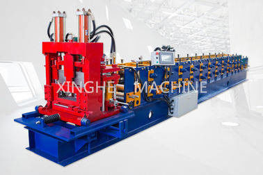 Easy Installation Purlin Roll Forming Machine With 9.0 Tons Uncoiler Machine supplier