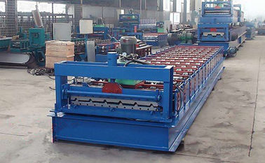 Zinc Corrugated Iron Roofing Panel Cold Roll Forming Machines , Metal Rolling Equipment supplier