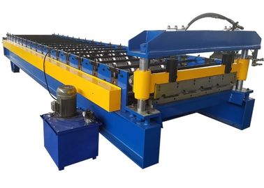 Corrugated Steel Sheet Cold Roll Forming Machines Colored Steel Wall Roof Panel Machine supplier