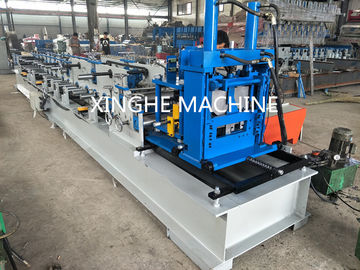 Automatic Metal Channel Steel Beam C Z Purlin Roll Forming Machine Quick Interchangeable supplier